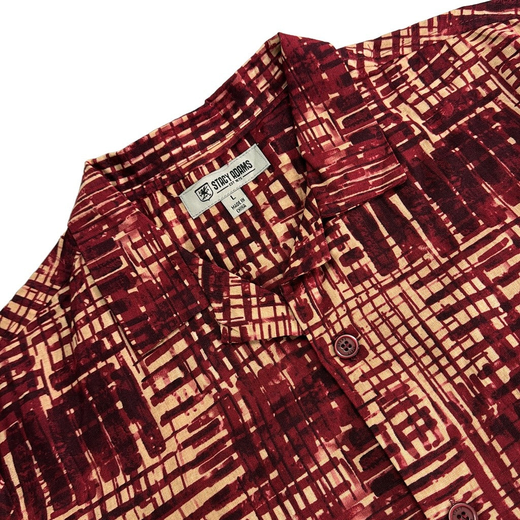 STACY ADAMS Open Collar Shirt