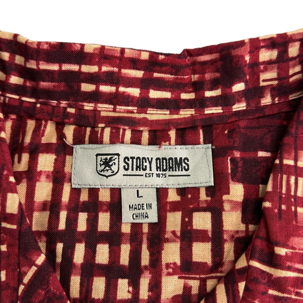 STACY ADAMS Open Collar Shirt