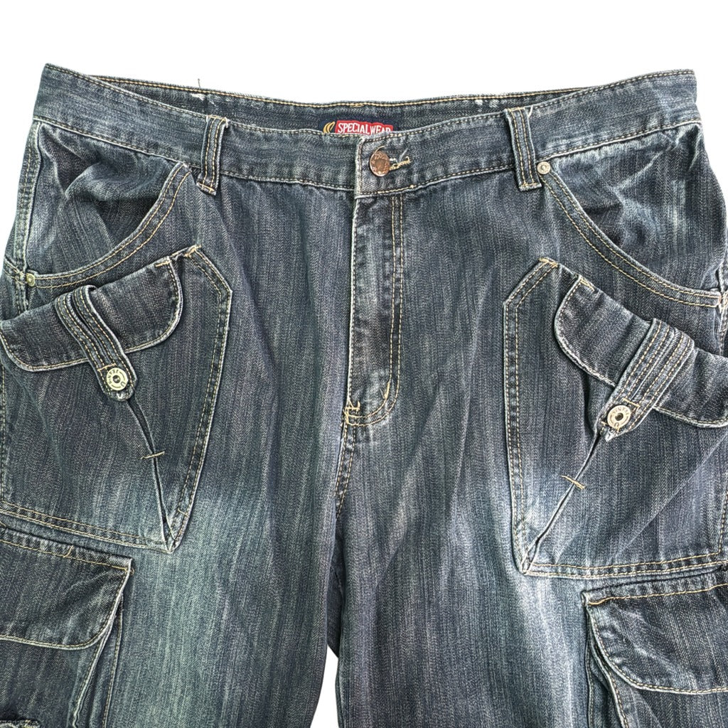 SPECIAL WEAR Denim Cargo Pants