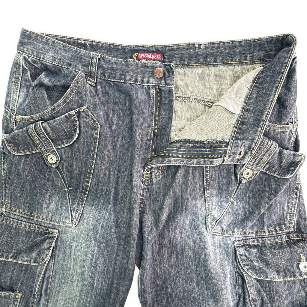 SPECIAL WEAR Denim Cargo Pants