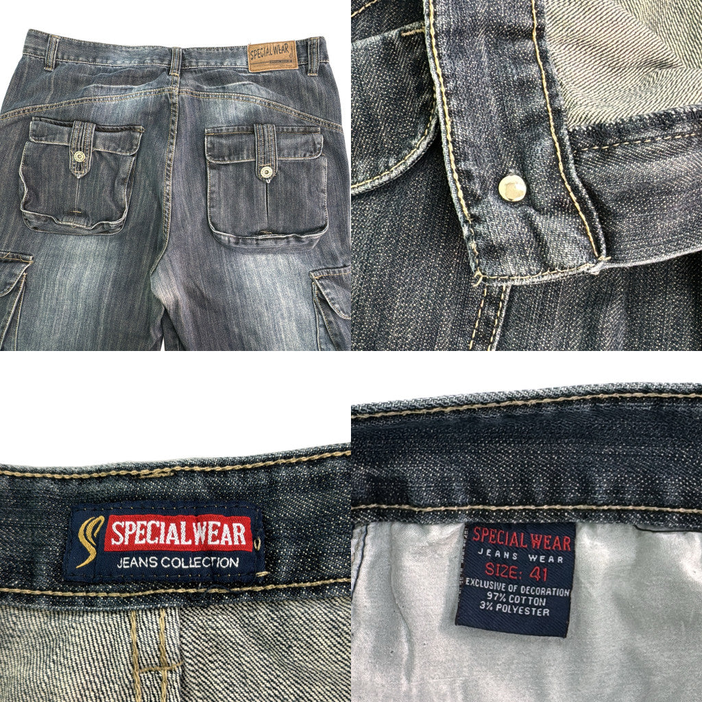 SPECIAL WEAR Denim Cargo Pants