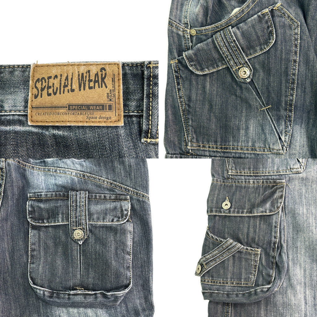 SPECIAL WEAR Denim Cargo Pants