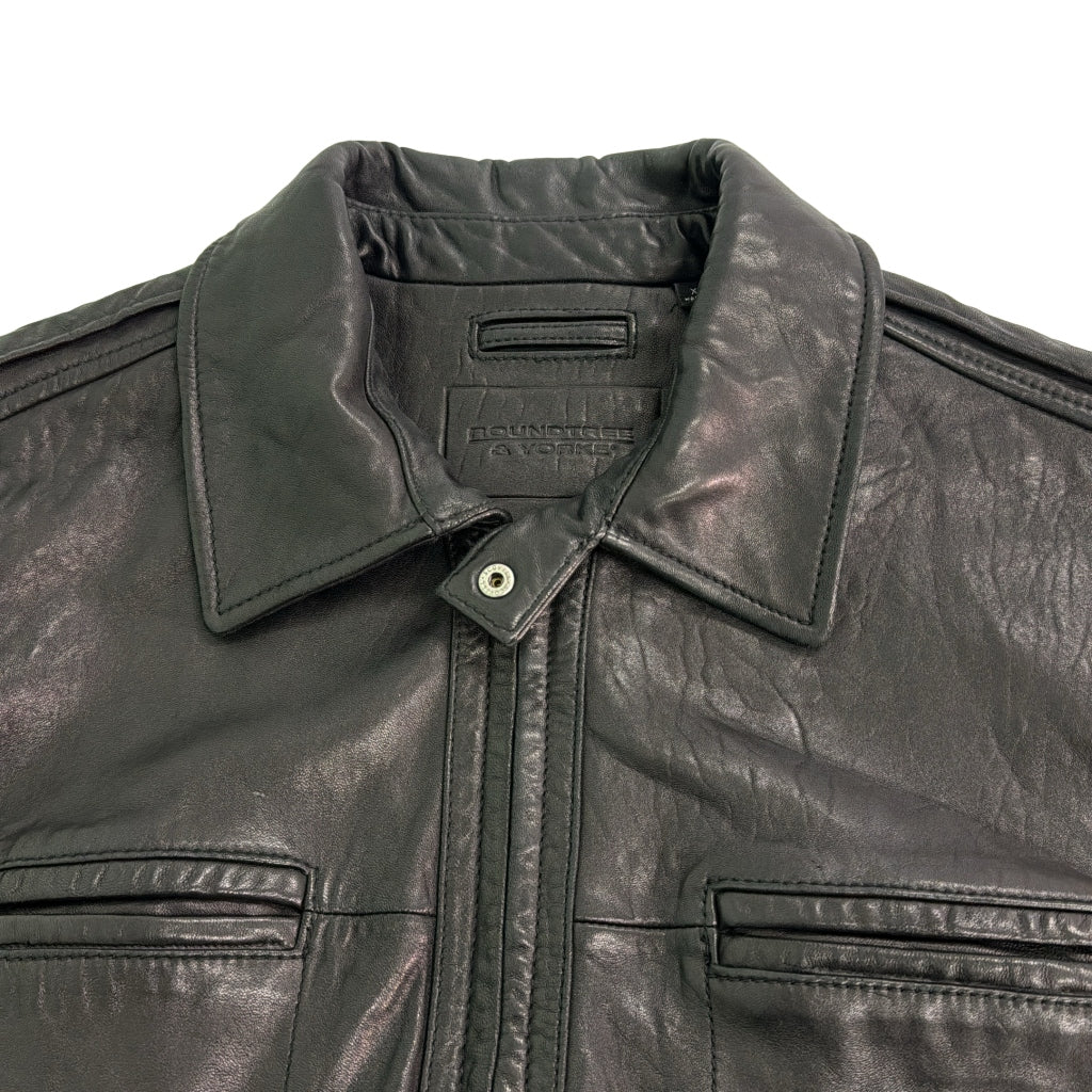 ROUNDTREE & YORKE Leather Jacket