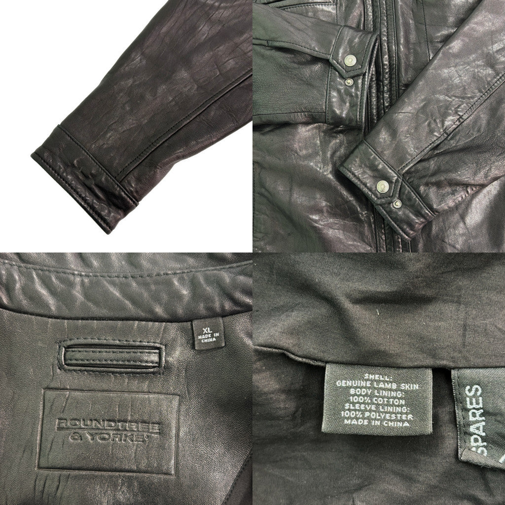 ROUNDTREE & YORKE Leather Jacket