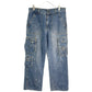 FEILIDA Denim Cargo Pants