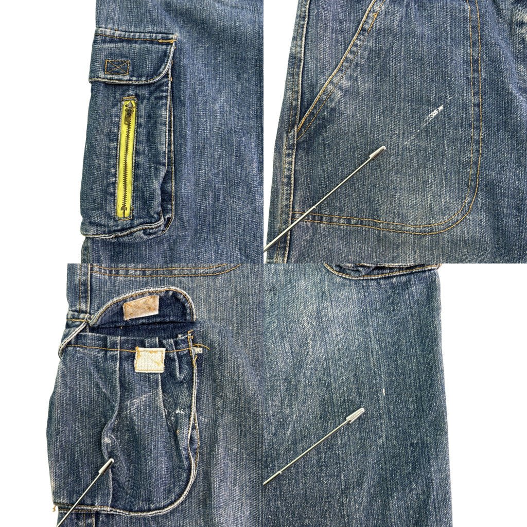 FEILIDA Denim Cargo Pants