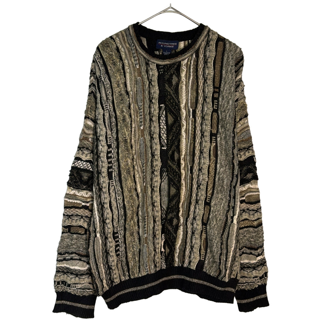 ROUNDTREE & YORKE 3D Knit Sweater