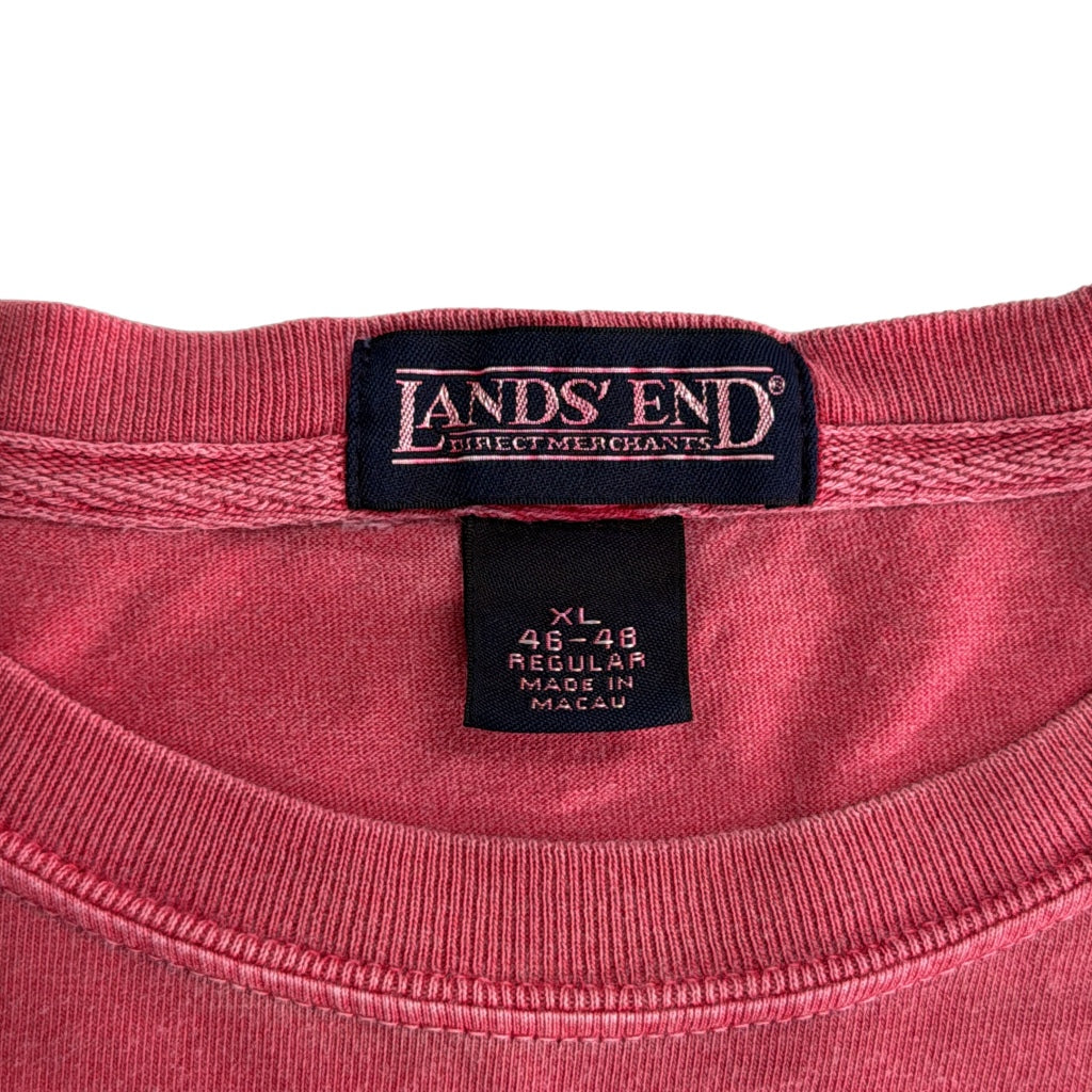 90s LANDS' END Plain T-Shirt