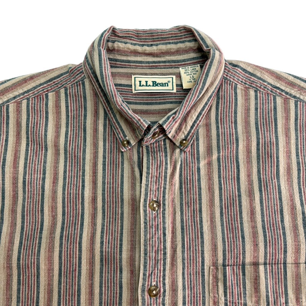80s L.L.Bean Stripe Shirt