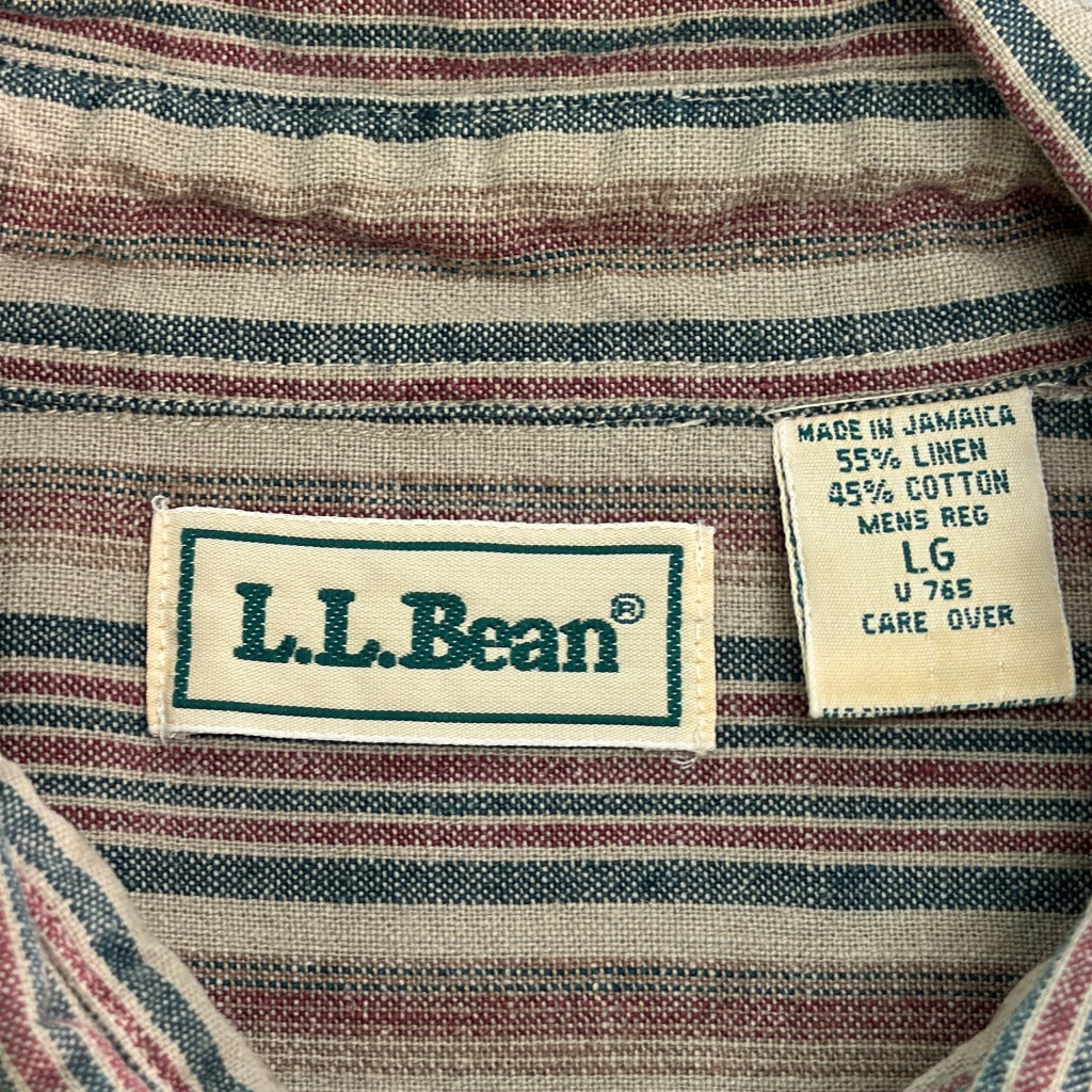 80s L.L.Bean Stripe Shirt