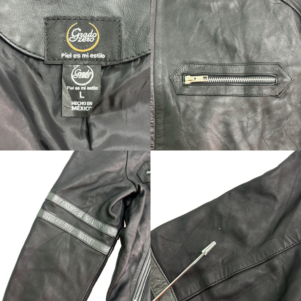 grado zero Single Riders Leather Jacket
