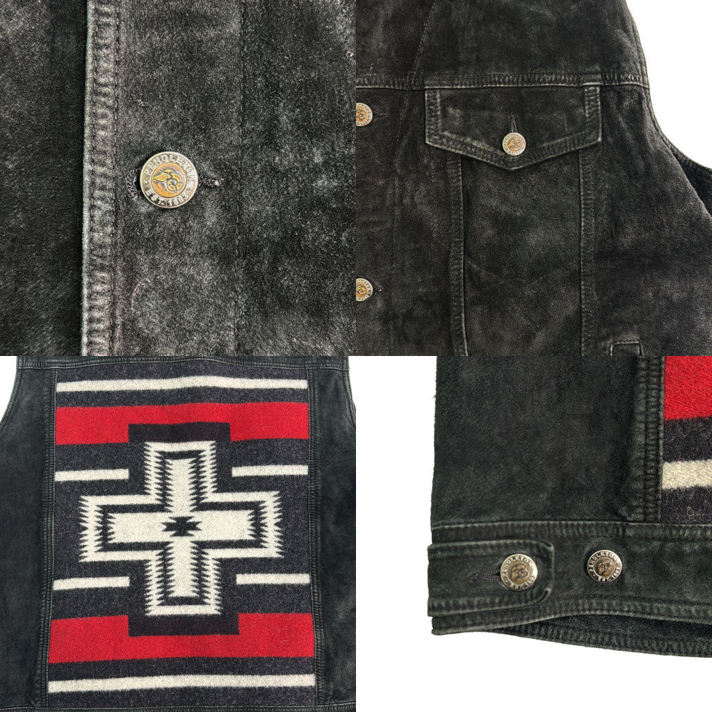 90s PENDLETON Leather Vest