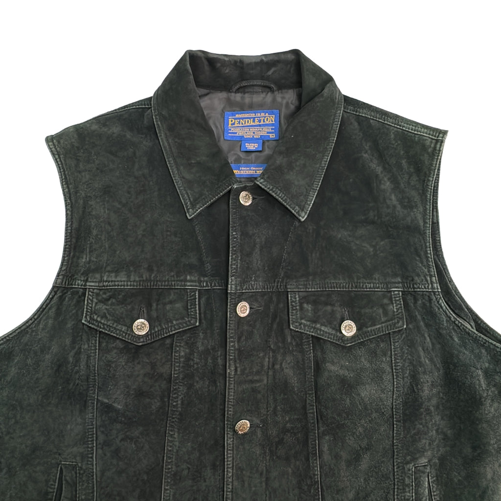 90s PENDLETON Leather Vest