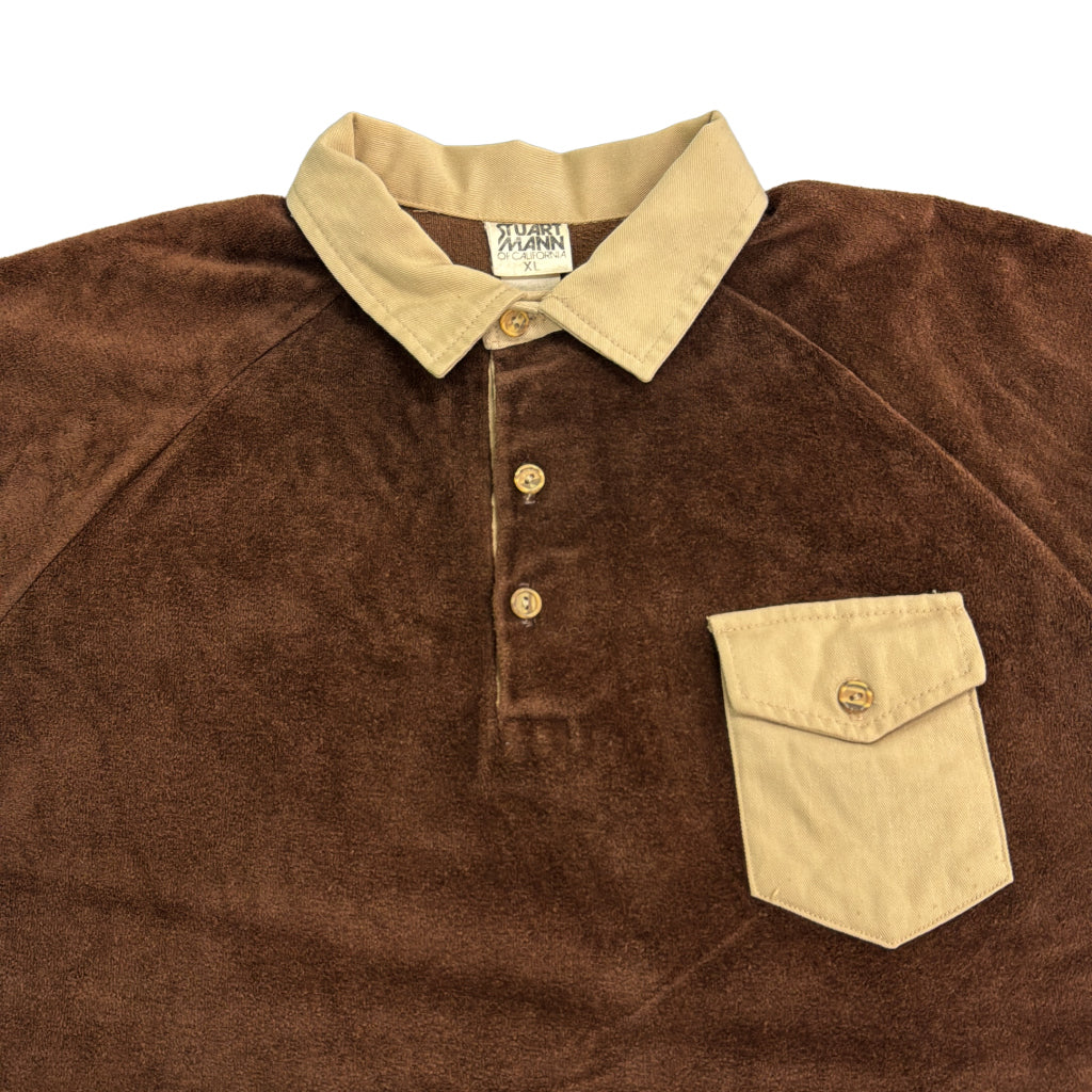 80s STUART MANN OF CALIFORNIA Knit Polo Shirt