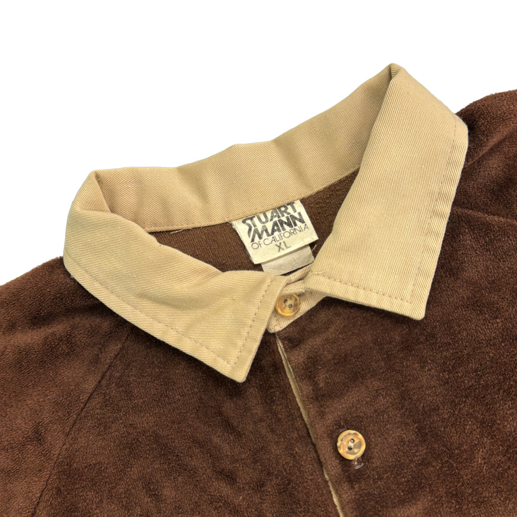 80s STUART MANN OF CALIFORNIA Knit Polo Shirt