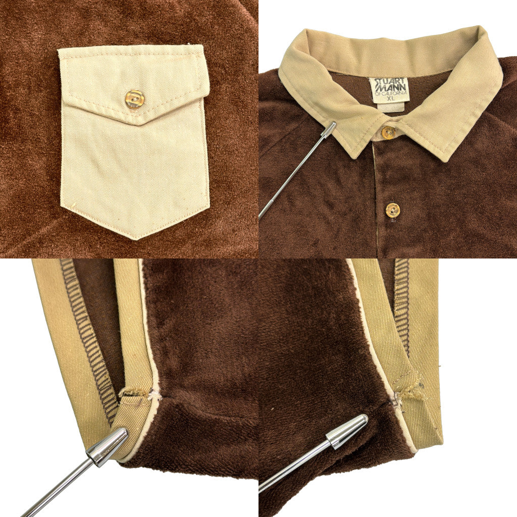 80s STUART MANN OF CALIFORNIA Knit Polo Shirt