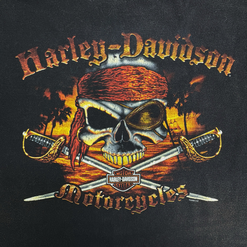 00s HARLEY DAVIDSON Motorcycle T-Shirt