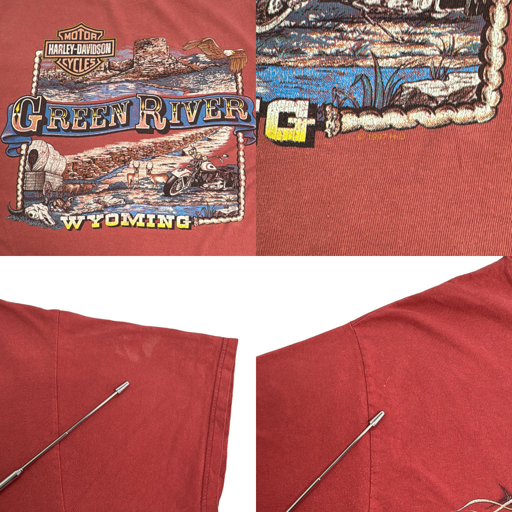 90s HARLEY DAVIDSON Motorcycle T-Shirt