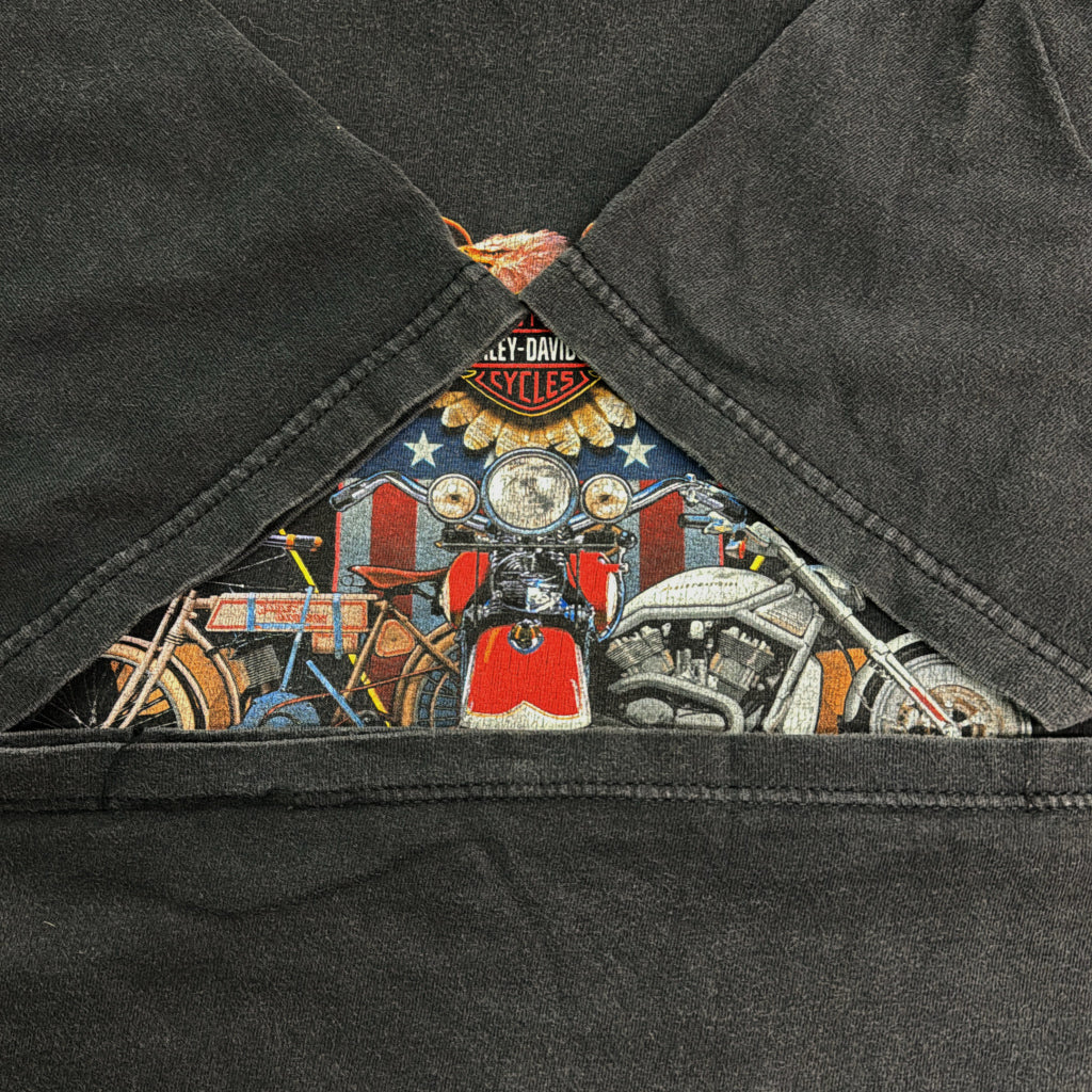 00s HARLEY DAVIDSON Motorcycle T-Shirt