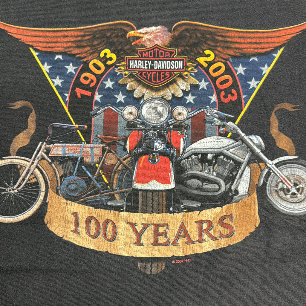 00s HARLEY DAVIDSON Motorcycle T-Shirt