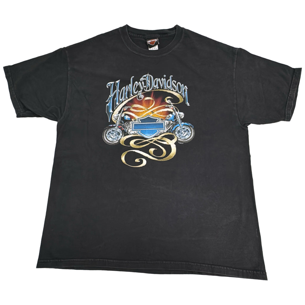 00s HARLEY DAVIDSON Motorcycle T-Shirt