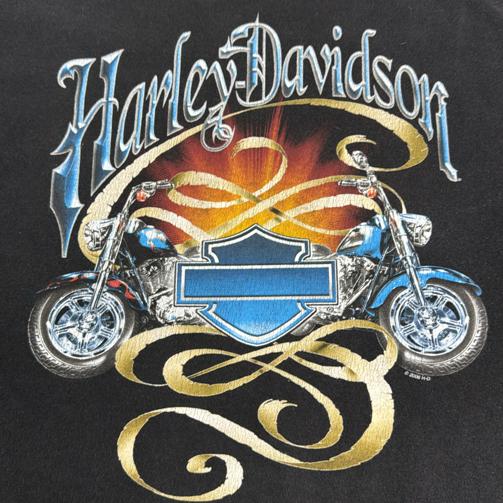 00s HARLEY DAVIDSON Motorcycle T-Shirt