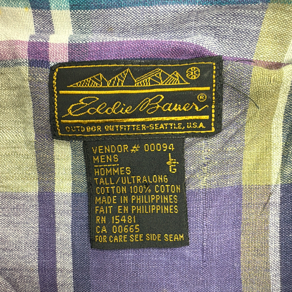80s Eddie Bauer Check Shirt
