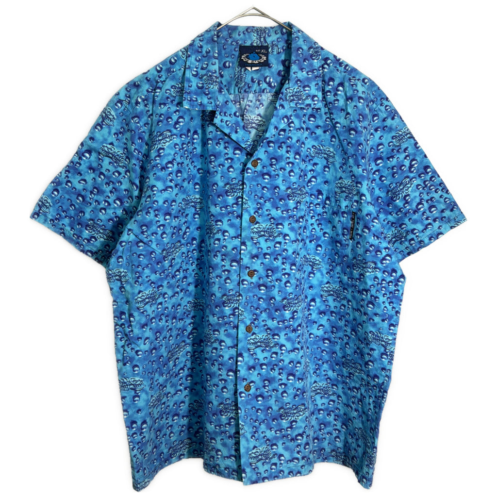 90s Blue Planet Surf Aloha Shirt