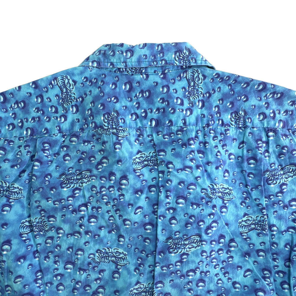 90s Blue Planet Surf Aloha Shirt