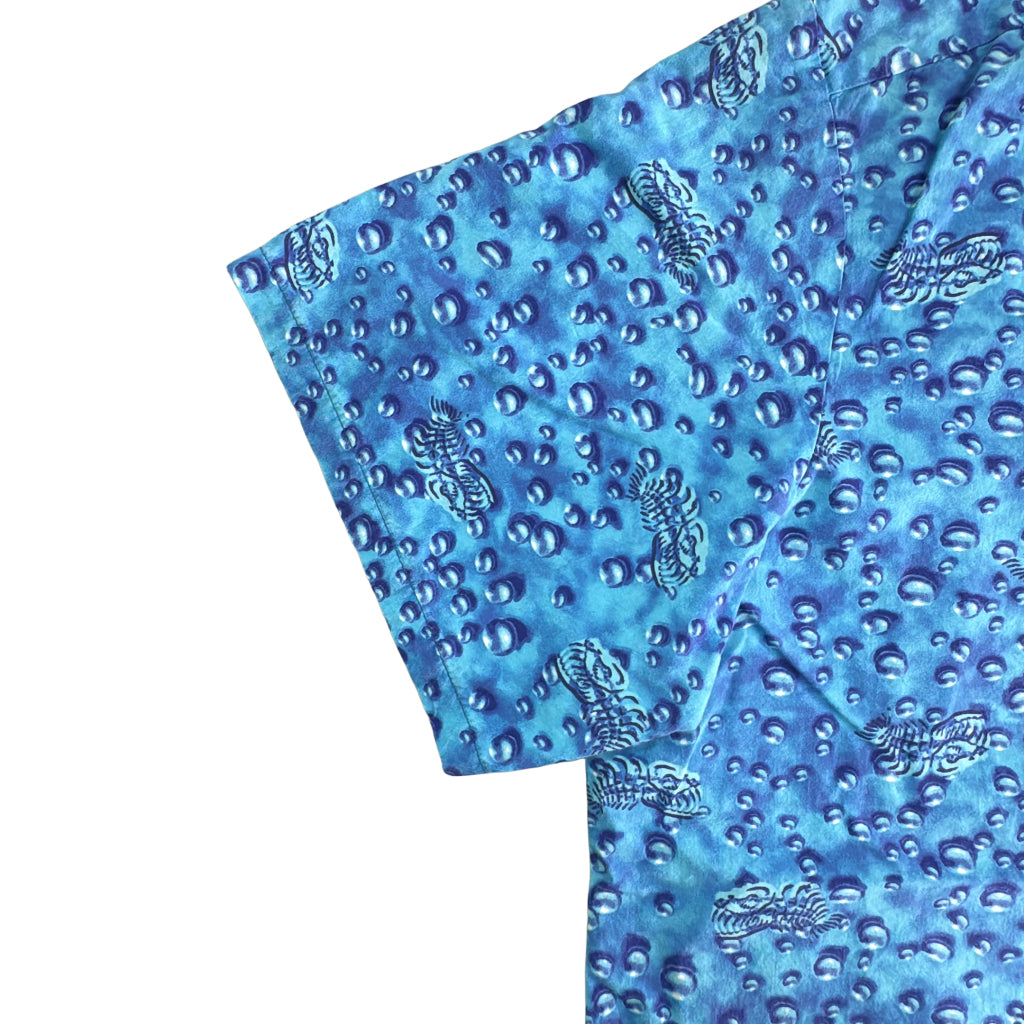 90s Blue Planet Surf Aloha Shirt