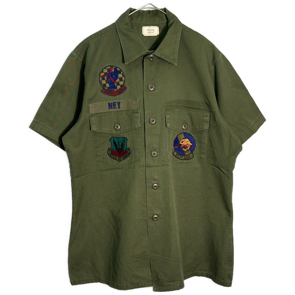 80s U.S. ARMY Utility Shirt Military Shirt