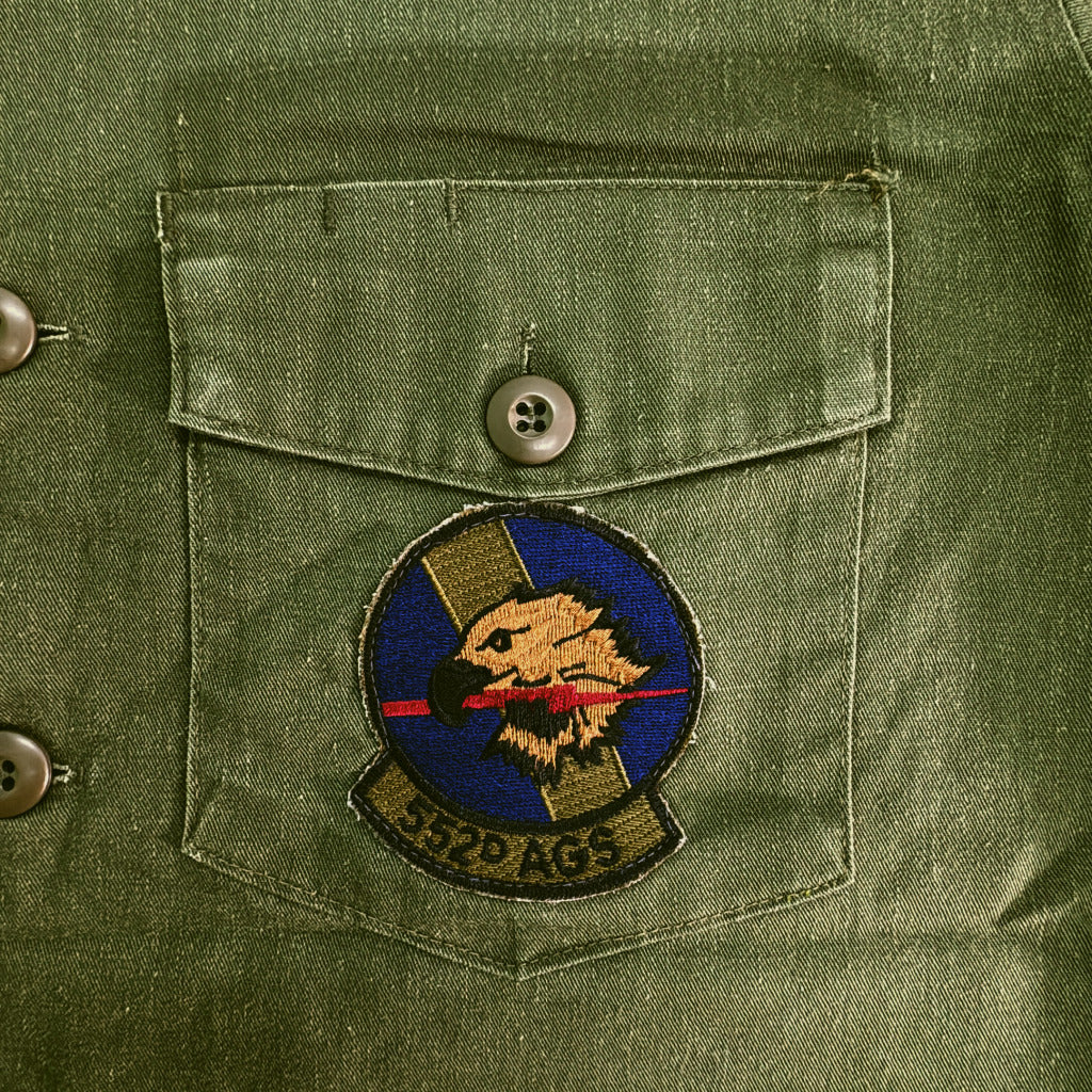 80s U.S. ARMY Utility Shirt Military Shirt