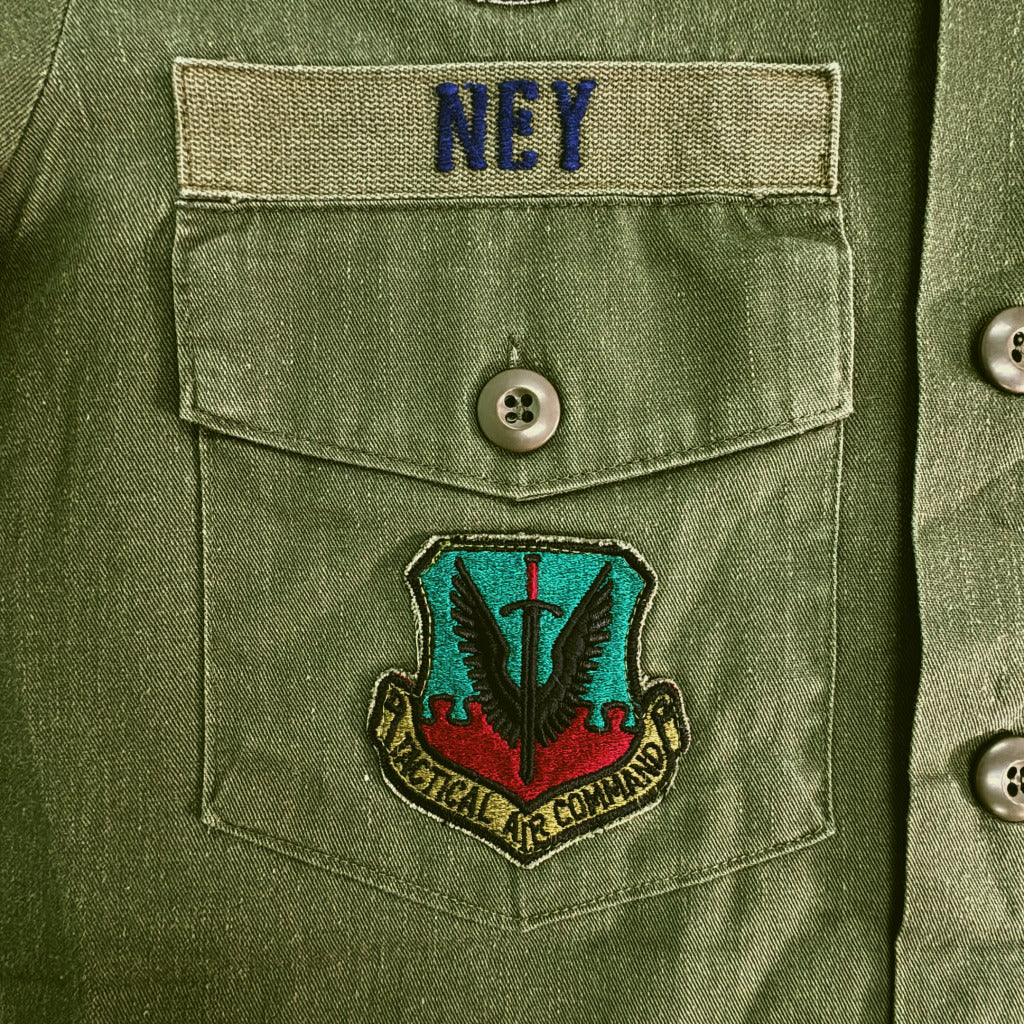 80s U.S. ARMY Utility Shirt Military Shirt