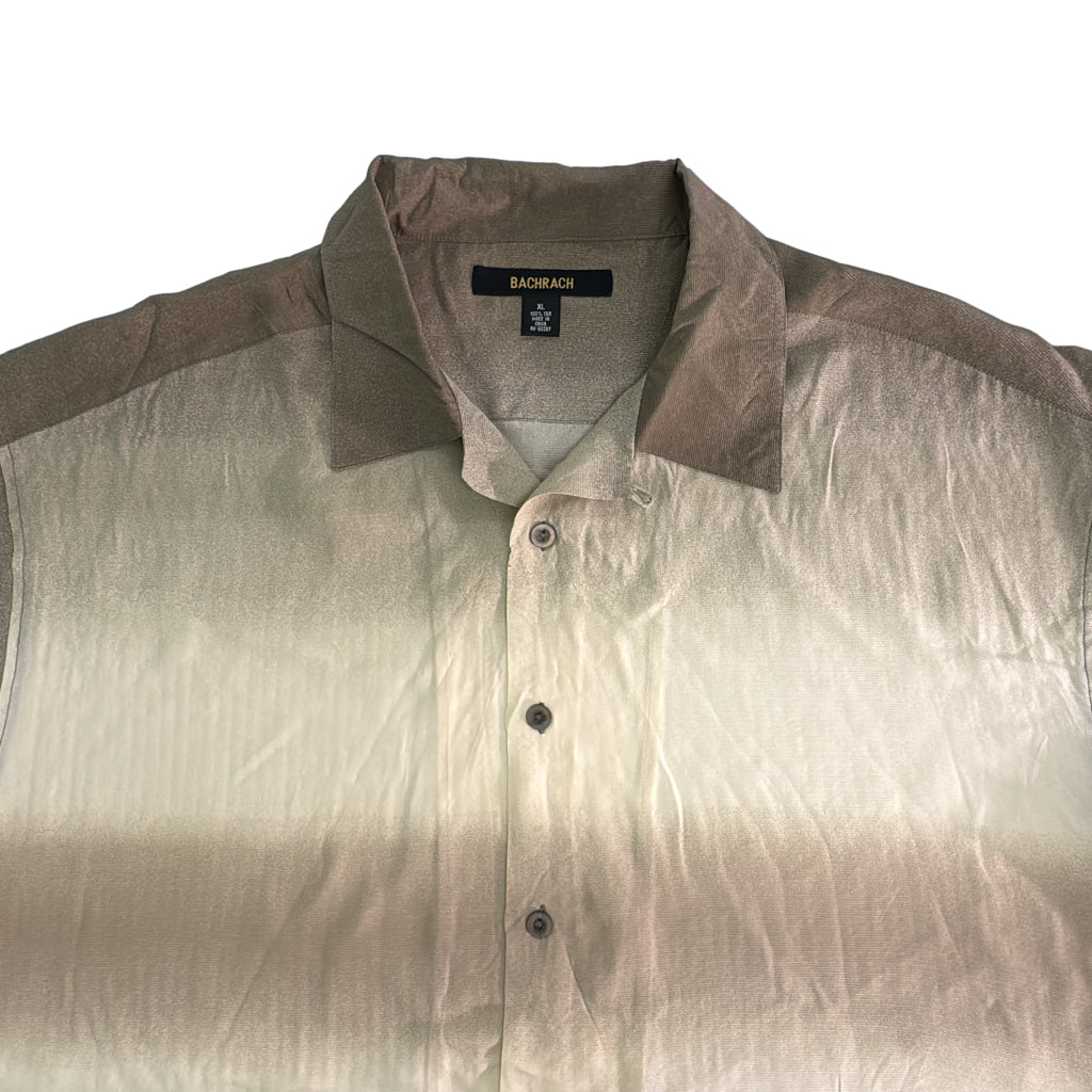 BACHRACH Open Collar Shirt