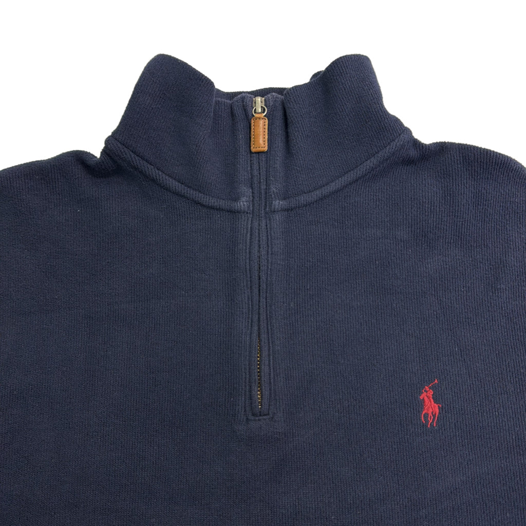 Polo by Ralph Lauren Half Zip Cotton Sweater Half Zip Sweater
