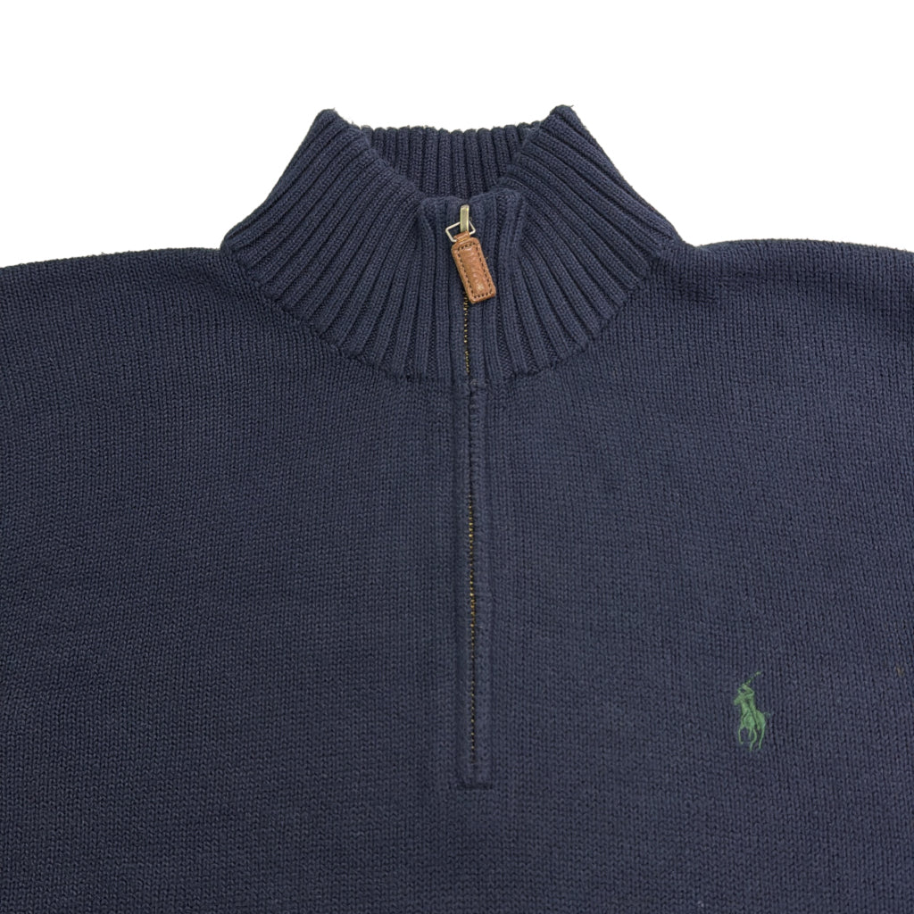 Polo by Ralph Lauren Half Zip Cotton Sweater Half Zip Sweater