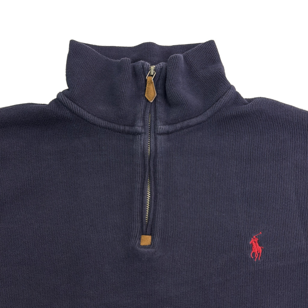 Polo by Ralph Lauren Half Zip Cotton Sweater Half Zip Sweater