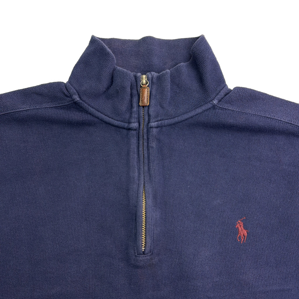 Polo by Ralph Lauren Half Zip Cotton Sweater Half Zip Sweater