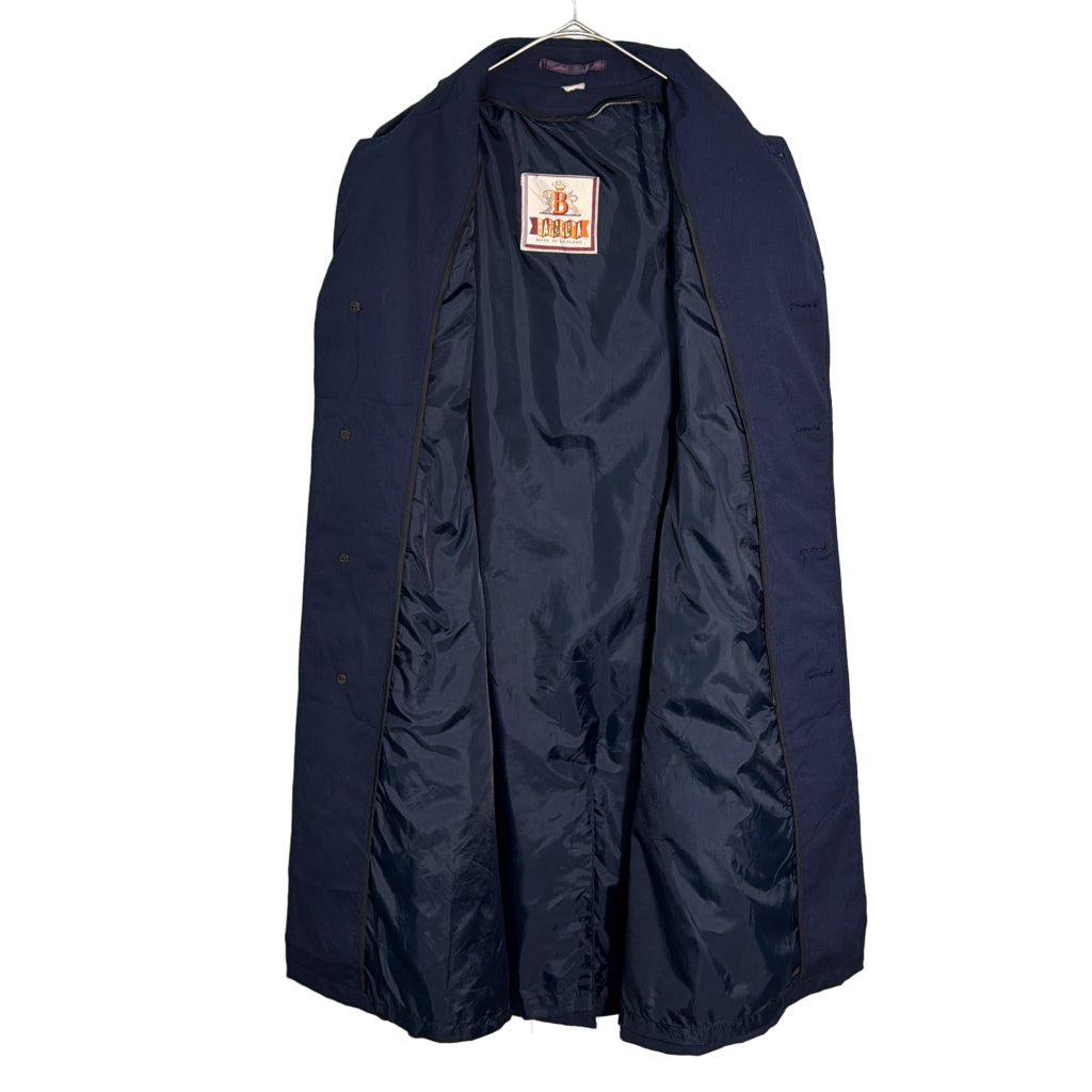 80s BARACUTA Balmacaan Soutien Collar Coat