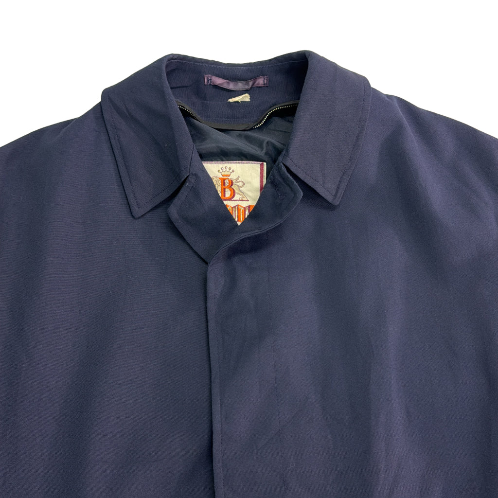 80s BARACUTA Balmacaan Soutien Collar Coat