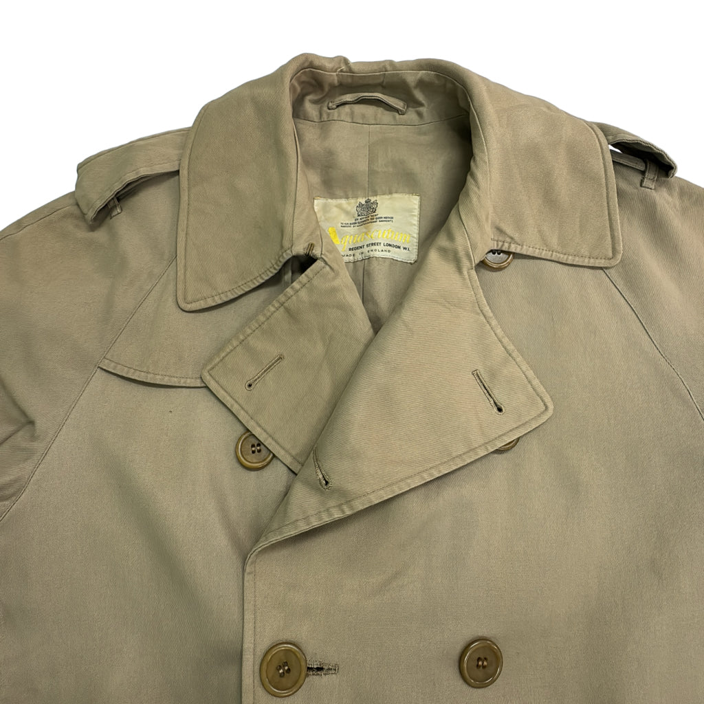 60s Aquascutum Trench Trench Coat