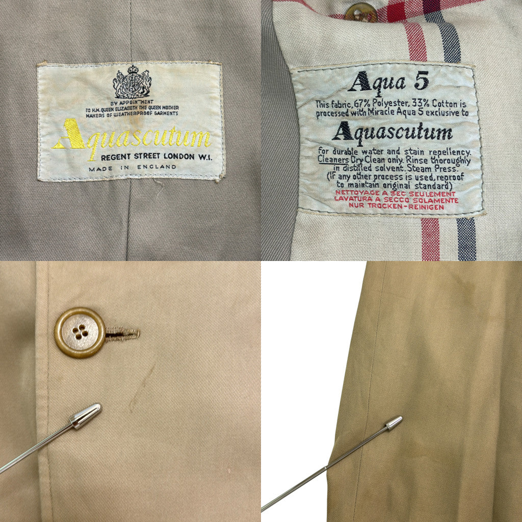 60s Aquascutum Trench Trench Coat