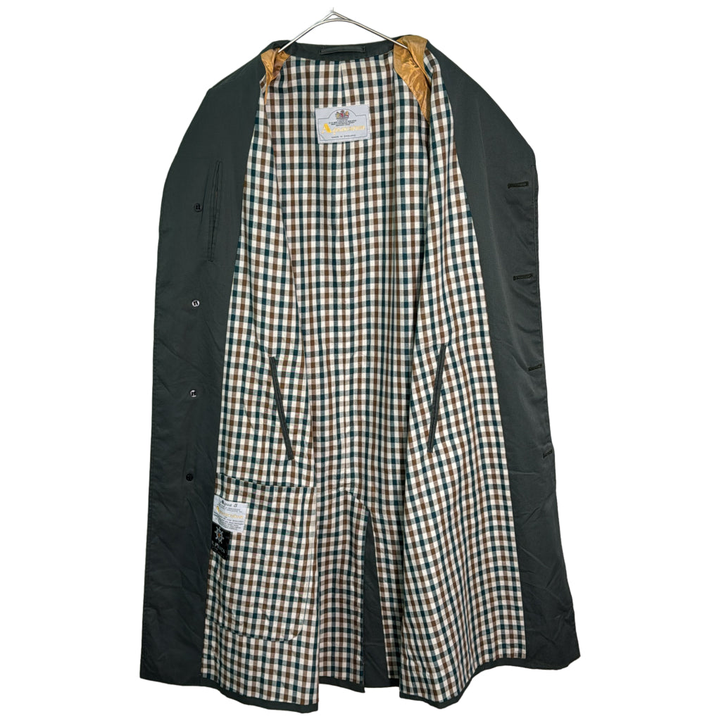 90s Aquascutum Balmacaan Soutien Collar Coat