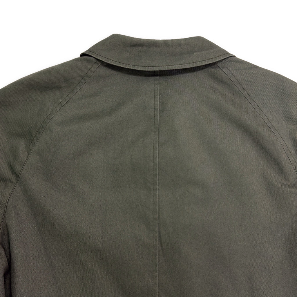 90s Aquascutum Balmacaan Soutien Collar Coat