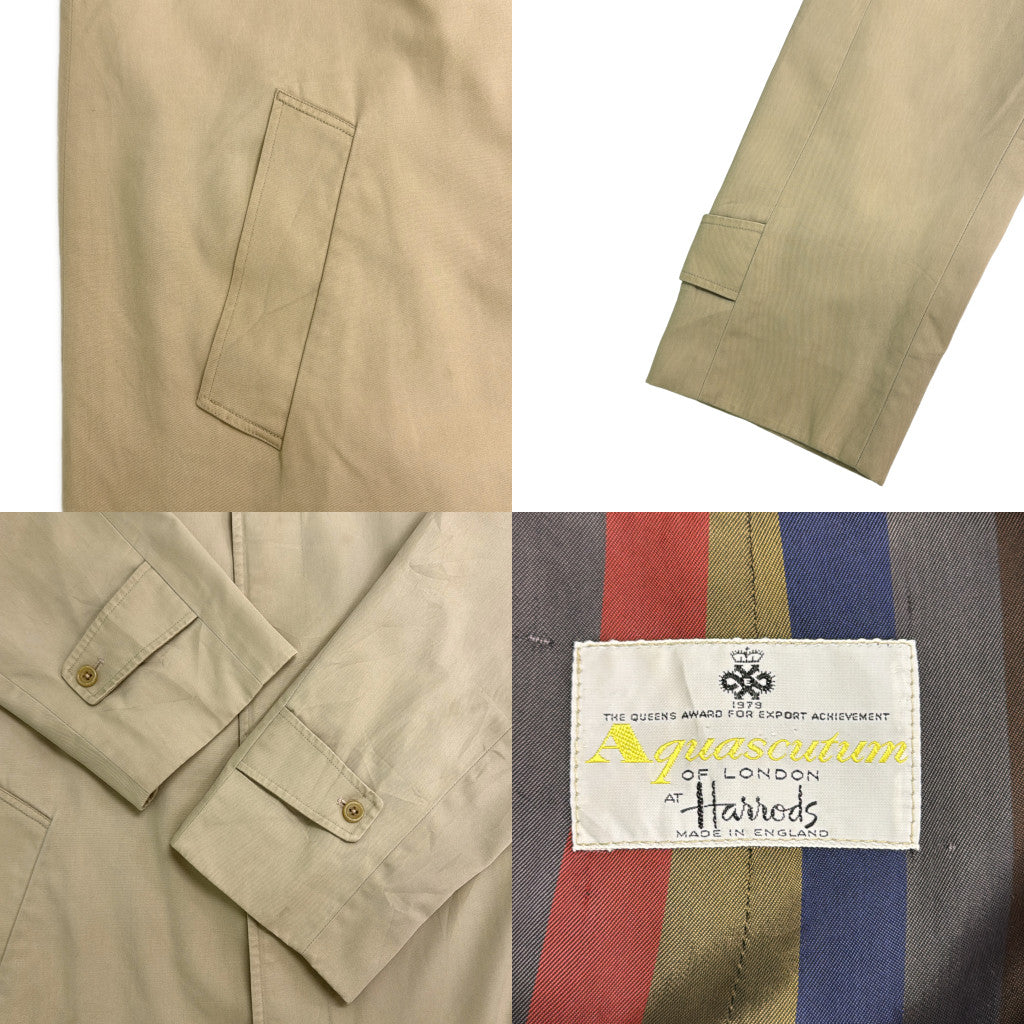 70s Aquascutum Balmacaan Soutien Collar Coat