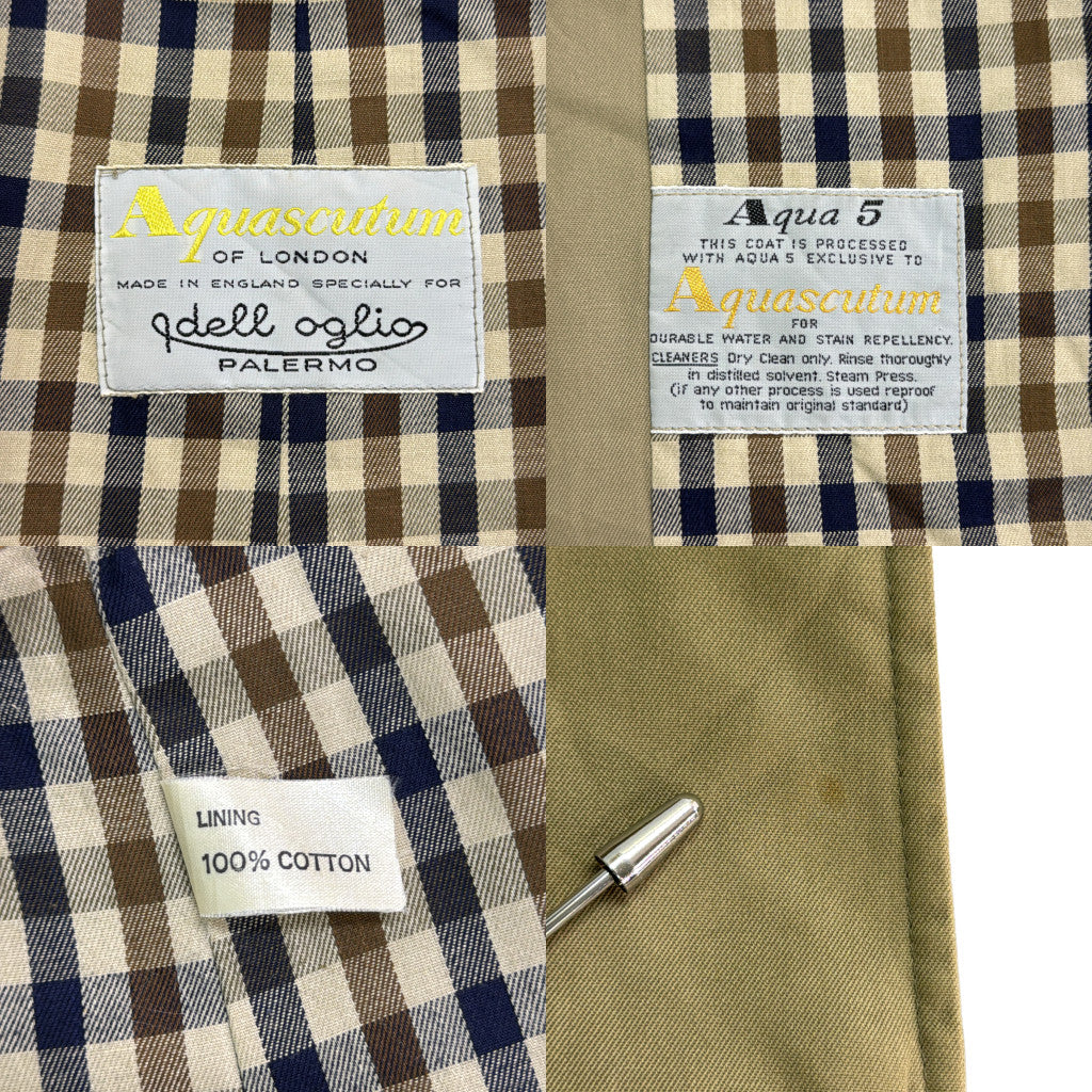 90s Aquascutum Balmacaan Soutien Collar Coat