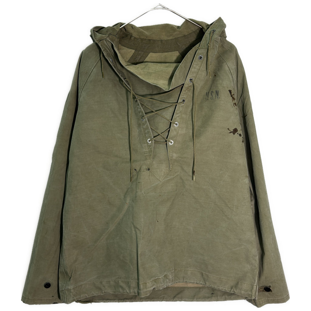 40s U.S. NAVY N-2 Rain Deck Parka Military Jacket
