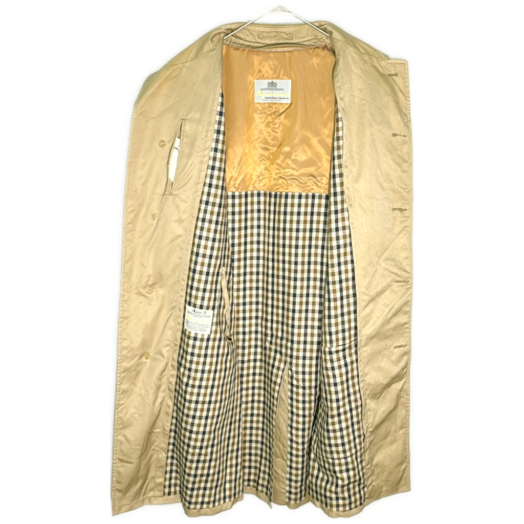 70s Aquascutum Balmacaan Soutien Collar Coat