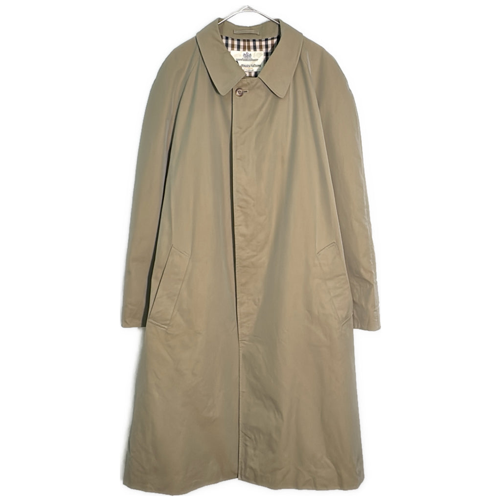 Aquascutum Balmacaan Soutien Collar Coat