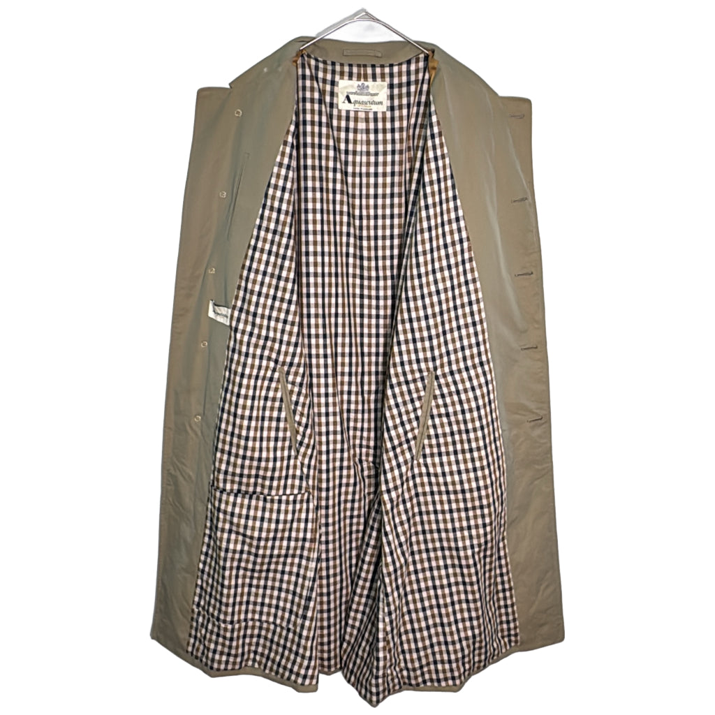 Aquascutum Balmacaan Soutien Collar Coat